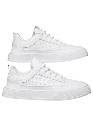 JXpxbao Sportschuhe Für Herren Laufschuhe Straßenlaufschuhe Outdoor-Sportschuhe Mit Guter Belüftung 39-45EU (40,Weiß) von JXpxbao