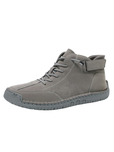 JXpxbao Strapazierfähige Wanderschuhe, Leichte Und Bequeme Herren Boots (Grau,45) von JXpxbao