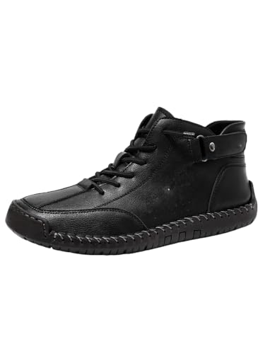 JXpxbao Strapazierfähige Wanderschuhe, Leichte Und Bequeme Herren Boots (schwarz,42) von JXpxbao