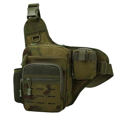 JXpxbao Taktische Brusttasche MOLLE Sling bag Schultertasche Herren (Ruinen) von JXpxbao