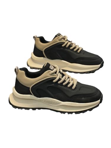 JXpxbao Turnschuhe Herren Sneaker Laufschuhe Sportschuhe Atmungsaktiv Sneaker Leichte Straßenlaufschuhe Sportschuhe Herren (41,schwarz) von JXpxbao