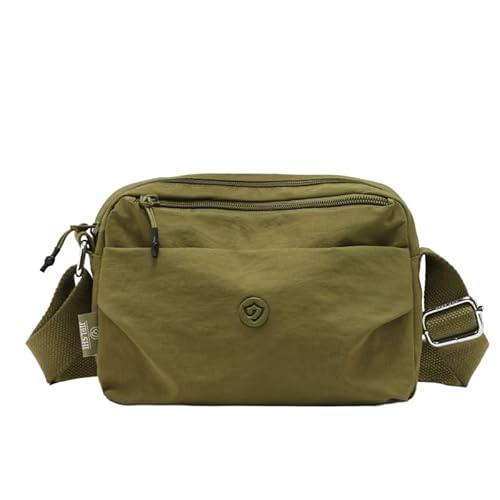 JXpxbao Umhängetasche Damen Mittelgroß Leichte Wasserabweisend - Kleine Umhängetaschen Damen Multi Pocket Tasche (Braun) von JXpxbao