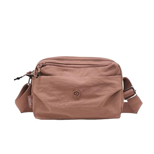 JXpxbao Umhängetasche Damen Mittelgroß Leichte Wasserabweisend - Kleine Umhängetaschen Damen Multi Pocket Tasche (Burgunderrot) von JXpxbao