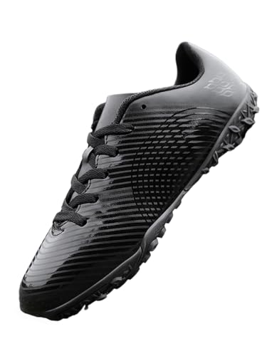 JXpxbao Unisex Fußballschuh High Top Jugend Trainingsschuhe Professionelle Herren Fußballschuhe (42,Schwarz) von JXpxbao