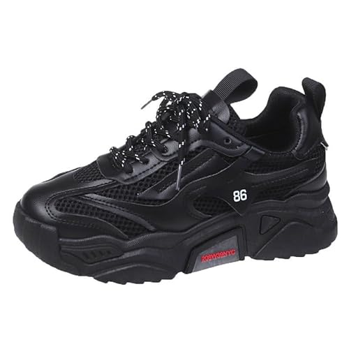 JXpxbao Universelle Arbeitsschuhe Damen Leichte Sicherheitsschuhe rutschfeste Sport-Lauf-Übungsschuhe Atmungsaktive Schutzschuhe (37,schwarz) von JXpxbao