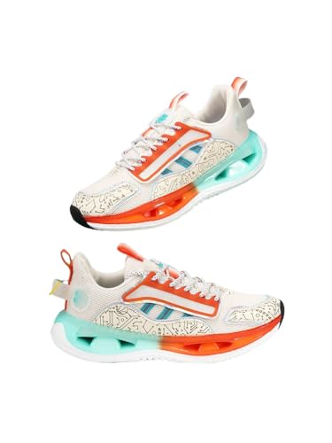 JXpxbao Verbreiterte Laufschuhe Herren Joggingschuhe Dämpfung Sportschuhe Leichte Barfußschuhe Atmungsaktive Sportschuhe Tennis Fitness Jogging Laufschuhe (40,orange) von JXpxbao