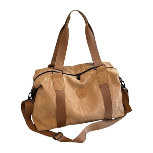 Sporttasche Für Damen Herren, Reisetasche Mit Nassfach, Weekender Tasche Handgepäck Trainingstasche Fitnesstasche, Gym Bag Reisetasche Wasserdicht Schwimmtasche (Khaki) von JXpxbao