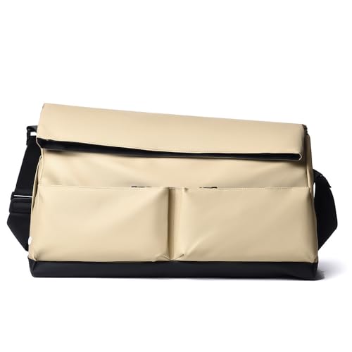 Sporttasche & Reisetasche Für Damen Und Herren, Modestil Wasserdicht Tasche Mit Schuhfach & Nassfach - Tasche Für Sport, Fitness & Reisen - Trainingstasche, Gym Bag (Khaki) von JXpxbao