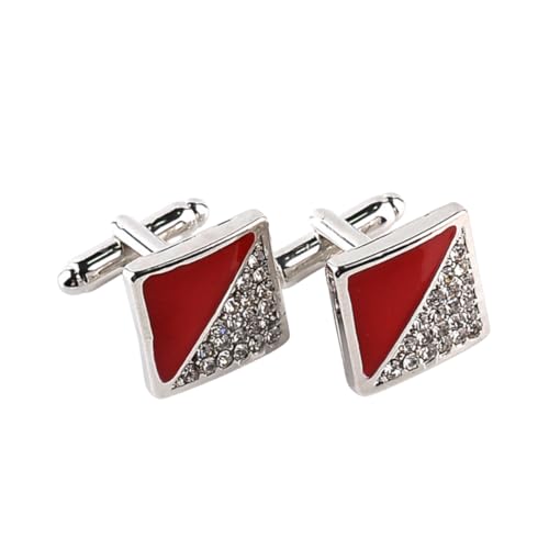 Manschettenknöpfe Für Herren 1 Paar Quadratische Diamant-Manschettenknöpfe Herren Französisches Blazerhemd Manschettenknöpfe Manschettenknöpfe Für Herren 1 Paar Quadratische Diamant-Manschettenknöpfe Herren Französisches Blazerhemd Manschettenknöpfe von JYHLSHO