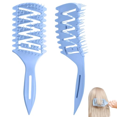 JYJLLM Curl Define Styling-Haarbürste, belüftete Lockenbürste, nass und trocken, multifunktionale Bounce Lockenbürste zum Entwirren, Kämmen, Formen und Definieren von Locken, Haarbürste für Damen und von JYJLLM