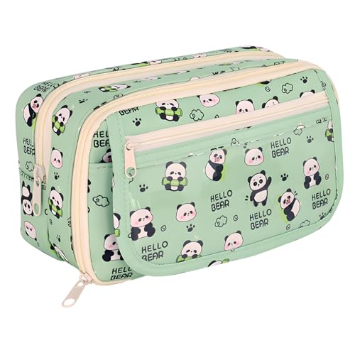 JYJLLM Personalisiertes Federmäppchen für Mädchen und Jungen – niedliches rosa Federmäppchen mit Fächern, perfekt für Kinder, ästhetische Designs, große und kleine Größen erhältlich, von JYJLLM