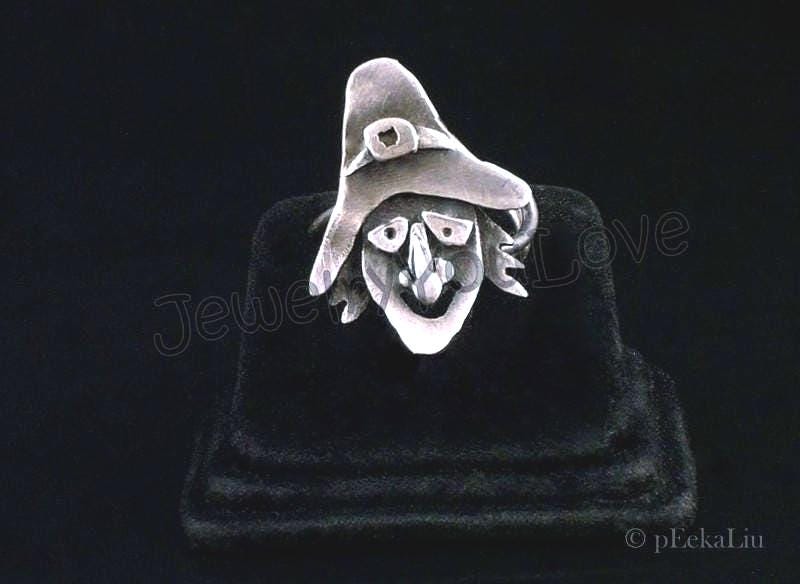 Handgemachte Sterling Silber Hexe Ring - Maggie Handgemachte Sterling Silber Hexe Ring - Maggie von JYLbyPeekaliu