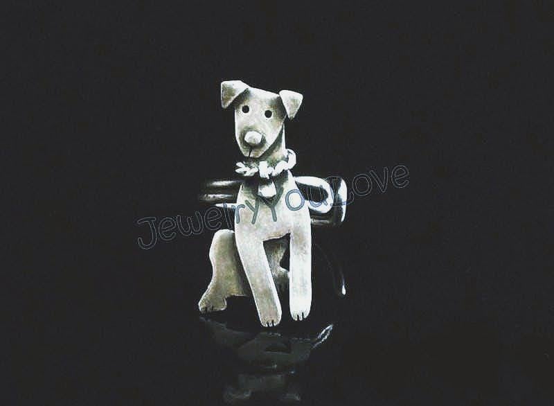 Handgemachte Sterling Silber Miniatur Pinscher Ring Grass/Graham Handgemachte Sterling Silber Miniatur Pinscher Ring Grass/Graham von JYLbyPeekaliu