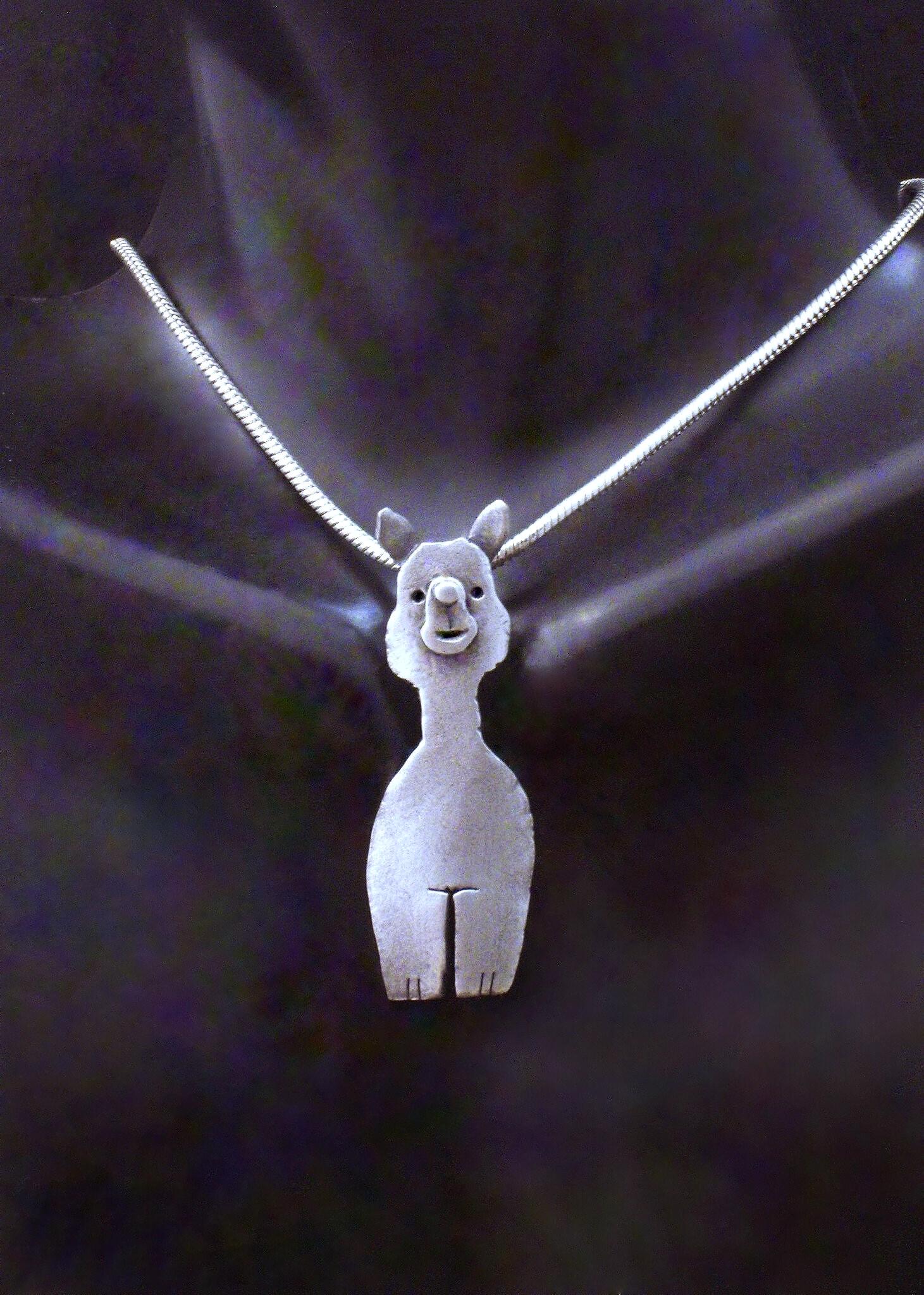 Handgemachte Sterling Silber Alpaka Halskette - Albi Handgemachte Sterling Silber Alpaka Halskette - Albi von JYLbyPeekaliu