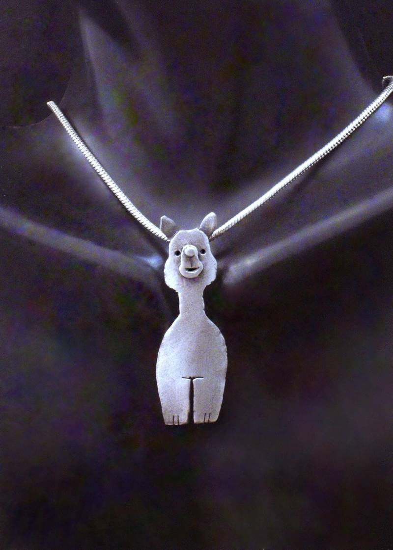 Handgemachte Sterling Silber Alpaka Halskette - Albi Handgemachte Sterling Silber Alpaka Halskette - Albi von JYLbyPeekaliu