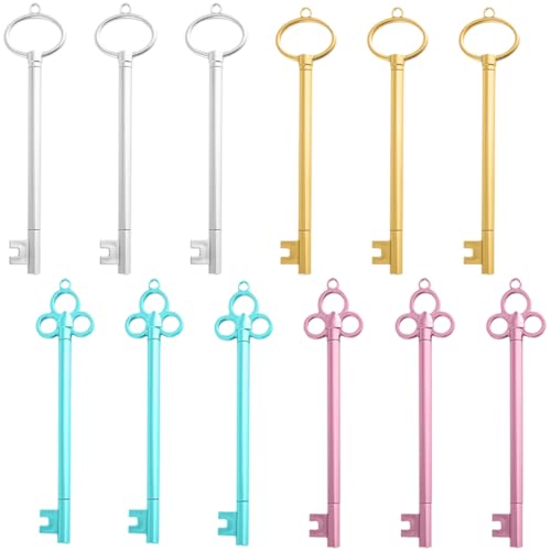 12 Stück Gel Tinte Tintenroller Feder Schlüsselform, Kreative Gelstifte Neuheiten Office Schulbedarf Gelfeder Signature Stifte Für Schule Büro Liefert Geschenke Neuheit 12 Stück Gel Tinte Tintenroller Feder Schlüsselform, Kreative Gelstifte Neuheiten Office Schulbedarf Gelfeder Signature Stifte Für Schule Büro Liefert Geschenke Neuheit von JYNVO