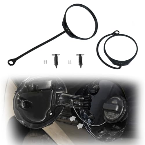 2 Stück Tankdeckelleitung, Auto Kraftstofftankdecke Linie, Tankdeckel Halteband, Kabelsatz für Auto kraftstofftankdeckel, Tankdeckel Gummiband, Tankdeckel Kabel Draht Kompatibel mit Audi a4 von JYNVO