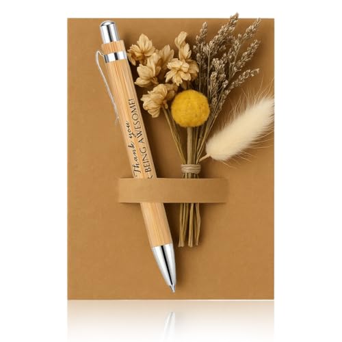 6 Stück abschiedsgeschenk Lehrerin Enthalten 6 Holz Kugelschreiber mit Gravur 6 Echtem Trockenblumenstrau für Abschiedsgeschenk Lehrerin Kollegen Freund 6 Stück abschiedsgeschenk Lehrerin Enthalten 6 Holz Kugelschreiber mit Gravur 6 Echtem Trockenblumenstrau für Abschiedsgeschenk Lehrerin Kollegen Freund von JYNVO