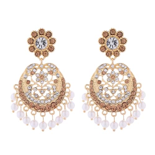 JYNVO 1 Paar Perlen - Tassel Ohrringe von JYNVO