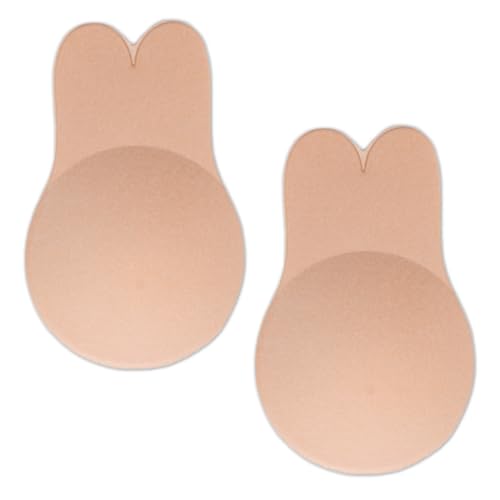 JYNVO EIN Paar Push Up Klebe-BH Trägerloser Rückenfreier BH Wiederverwendbarer Unsichtbarer Klebe-BH für Kleine Brust Brautkleid Damen Rückenfrei von JYNVO