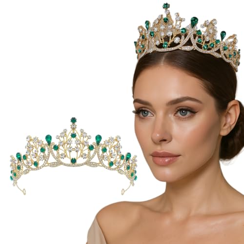 JYNVO Krone Mädchen, Prinzessin Krone,Brautkrone Diadem Kristall Barock Tiara Sparkly Strass Prinzessin Karneval Kopfschmuck für Hochzeit Prom Geburtstag Party JYNVO Krone Mädchen, Prinzessin Krone,Brautkrone Diadem Kristall Barock Tiara Sparkly Strass Prinzessin Karneval Kopfschmuck für Hochzeit Prom Geburtstag Party von JYNVO