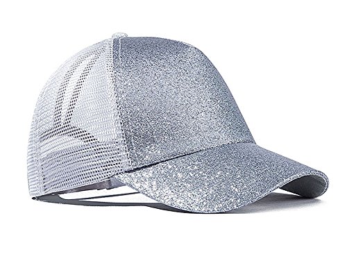 JYOHEY Trucker Mesh Baseball Cap Damen Einstellbar Baseballkappe Für Pferdeschwanz UV Sonnenhut Trucker Cap Damen（8 Farboptionen） von JYOHEY