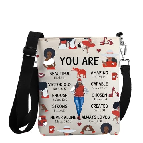 JYTAPP Delta 1913 Sorority Crossbody Bag You Are Amazing Sigma Sister Paraphernalia Crossbody Purse Delta Sorority Gifts, Beige, Small von JYTAPP