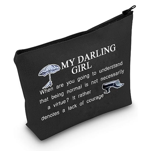 JYTAPP Magic Movie Make-up-Tasche My Darling Girl Witchcraft Kosmetiktasche Hexentasche für Frauen, Schwarz, modisch von JYTAPP