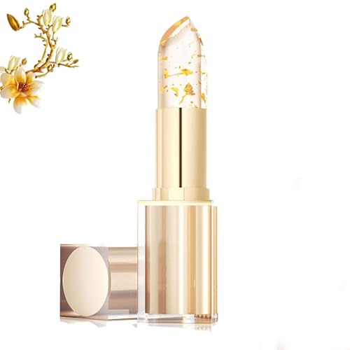 Damen-Lippenstift mit Farbwechsel und Goldfolie, langanhaltend, kein Verblassen, 24 Stunden haltbar, tief pflegend Damen-Lippenstift mit Farbwechsel und Goldfolie, langanhaltend, kein Verblassen, 24 Stunden haltbar, tief pflegend von JYWXSQLT