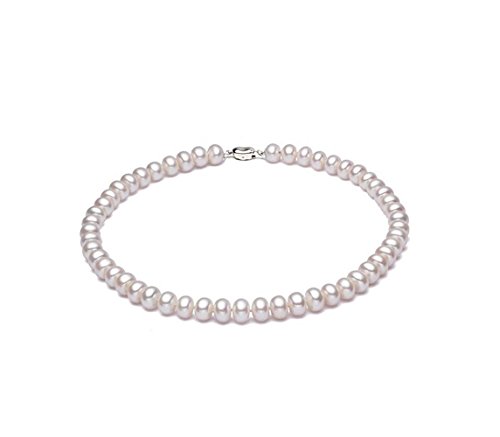 JYX Natürliche suesswasser perlenkette perlenkette weiße 12mm Süßwasser-Zuchtperlenkette von JYX Pearl