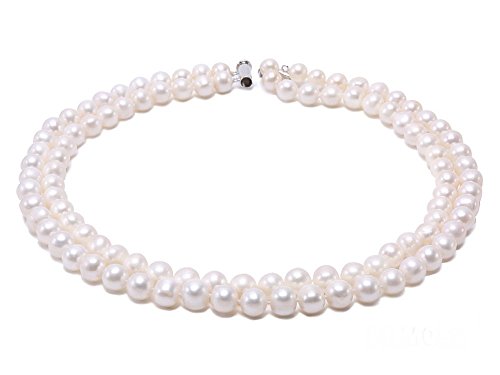 JYX Pearl - Sterling-Silber 925 Legierung Rund Perle von JYX Pearl