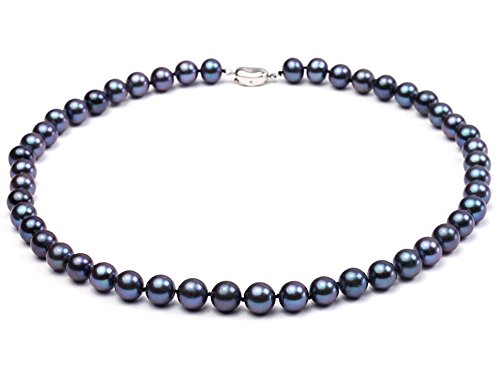 JYX Pearl - Sterling-Silber 925 Legierung Rund Süßwasser-Zuchtperle Perle von JYX Pearl