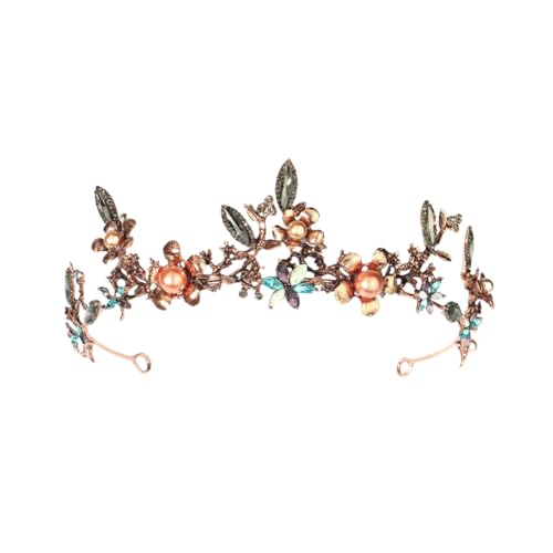 14 * 7 cm Kristallbrautkrone für Hochzeit Tiara Prinzessin Queen Crown Strass -Brautstirnband für Mädchen Frauen von JZFOACHR