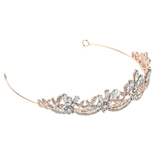 Barockfrauen Party Braut Hochzeit Tiaras Strassbraut Silber Abschlussball für Head Girls Crystal Elegant Kleid Geburtstag Kronen Kopfbedeckung Eingelegtes Halloween Accessoires Prinzessin Stirnband von JZFOACHR