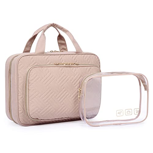 Handtaschen für Frauen großer Toilettenbeutel Reisen Make-up-Organisator wasserresistente Kosmetikbeutel für Shampoo in voller Größe Container Toilettenartikel von JZFOACHR