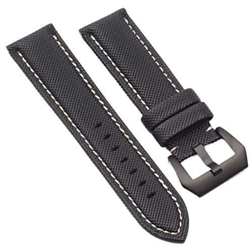 JZFOACHR 20mm 22 mm 24 mm 26 mm Carbonfaser Nylon Canvas Uhrengurt für Panerai Hamilton Tag Omega Heuer Herren Handgelenk Uhren -Band Armband von JZFOACHR