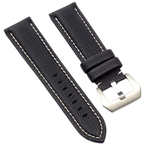JZFOACHR 20mm 22 mm 24 mm 26 mm Carbonfaser Nylon Canvas Uhrengurt für Panerai Hamilton Tag Omega Heuer Herren Handgelenk Uhren -Band Armband von JZFOACHR