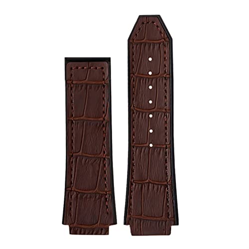 JZFOACHR 25 * 19mm echter Kuhleder Gummi -Uhrband für das klassische Fusion Universe Big Bang Serie Männer Belt Watch Band Butterfly Buckl JZFOACHR 25 * 19mm echter Kuhleder Gummi -Uhrband für das klassische Fusion Universe Big Bang Serie Männer Belt Watch Band Butterfly Buckl von JZFOACHR