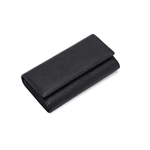 JZFOACHR Brieftasche, Frauen -Leder -Brieftaschen Schicht Long Wallet Card -Kartuat von Frauen (B 18,5 * 10,5 * 4 cm) von JZFOACHR