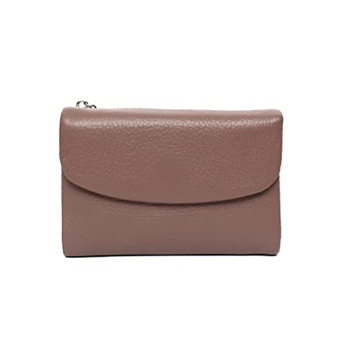 JZFOACHR Brieftasche, Münze Geldbörse weibliche Kurze Brieftaschen Klassische Geldbeutelklappe Snap einfaches Design Frauen Freizeithalter Kupplung (A 13,5 * 9 cm) von JZFOACHR