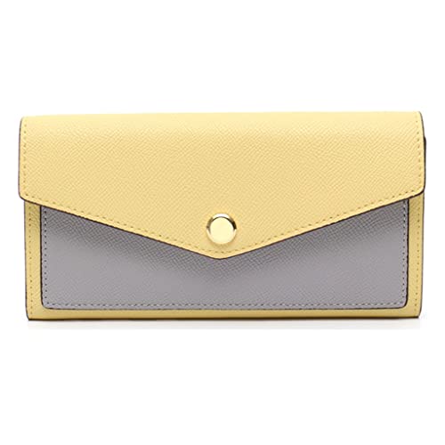 JZFOACHR Brieftasche, farbenfrohe Lange Brieftasche Frauen im Sommer Style Style Phone Münze Geldbeutel tragbare Karten Taschenbeutel Clutch (D 19 * 9 * 2 cm) von JZFOACHR