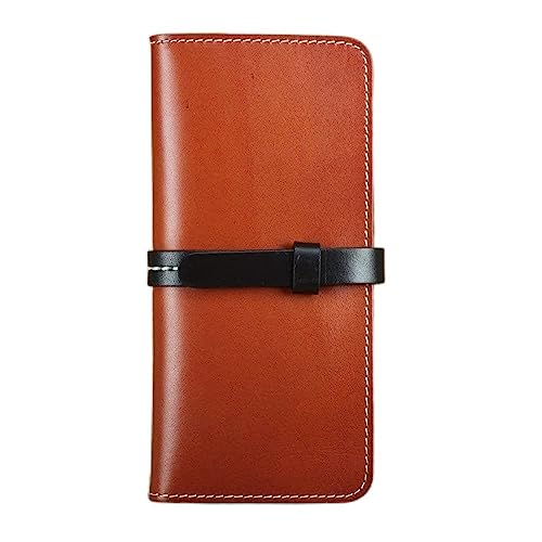JZFOACHR Brieftasche, handgefertigte Brieftasche Retro Japaner und koreanische Mode Brieftasche Langes Brieftasche Männer und Frauen Clutch -Tasche (C 20 * 3,5 * 9,5 cm) von JZFOACHR