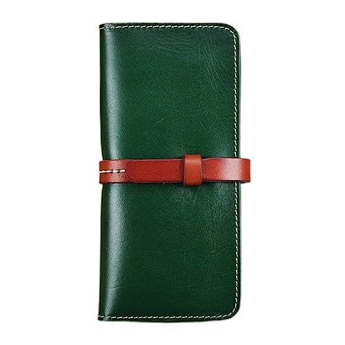 JZFOACHR Brieftasche, handgefertigte Brieftasche Retro Japaner und koreanische Mode Brieftasche Langes Brieftasche Männer und Frauen Clutch -Tasche (C 20 * 3,5 * 9,5 cm) von JZFOACHR