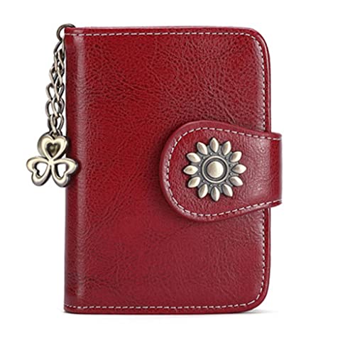 JZFOACHR Brieftasche, kleine Kartenkoffer mit großer Kapazität Multi-Card-Führerschein für Frauenlizenz für Frauen-Kartenkarten (rot JZFOACHR Brieftasche, kleine Kartenkoffer mit großer Kapazität Multi-Card-Führerschein für Frauenlizenz für Frauen-Kartenkarten (rot von JZFOACHR