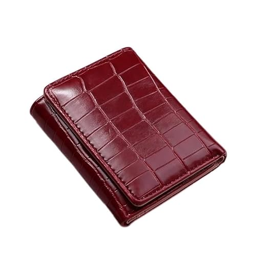 JZFOACHR Brieftasche Frauen Women Wallet und Geldbörse PU Leder HaSp Short Geldbeutel weibliche Geldbeutel (c 10,5 * 8,5 cm) von JZFOACHR