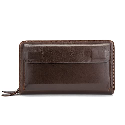 JZFOACHR Brieftasche Männliche Herrenbrieftaschen für Kreditkartenhalter Kupplung männliche Taschen Münzhandel Männer lässig (B One Size) von JZFOACHR