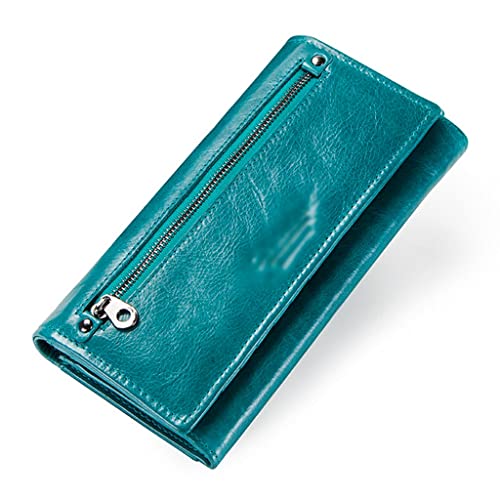 JZFOACHR Brieftaschen, Brieftasche Frauen Kartenhalter Brieftaschen für Frauen Langstil Coin Handtasche Weibliche Kupplungsbeutel (eine 19 * 10 * 3 cm) von JZFOACHR