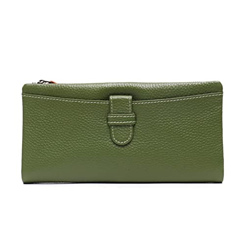 JZFOACHR Brieftaschen, Frauen Lange Brieftaschen funktionale Karteninhaber Multi -Taschen Weibliche tägliche Geldbeutel (B 19,5 * 10 cm) von JZFOACHR