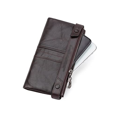 JZFOACHR Brieftaschen, Frauen Langer Geldbörse Haspende Design Damen Geldbeutel Kupplungsbeutel Reißverschluss Kartenhalter Taschen Geldbörsen für Frauen (D 20 * 9,5 cm) von JZFOACHR