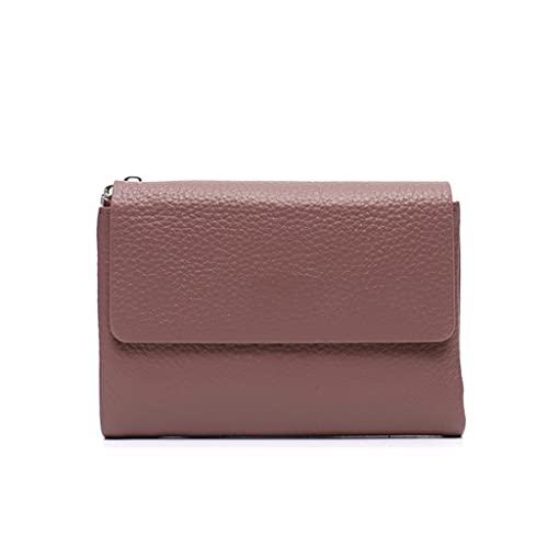 JZFOACHR Brieftaschen, Frauen Triufold Short Wallet Card Halter Einfaches Design Soft Multi -Taschen -Geldbeutel Geldbeutel (C 13,5 * 9 * 1,5 cm) von JZFOACHR